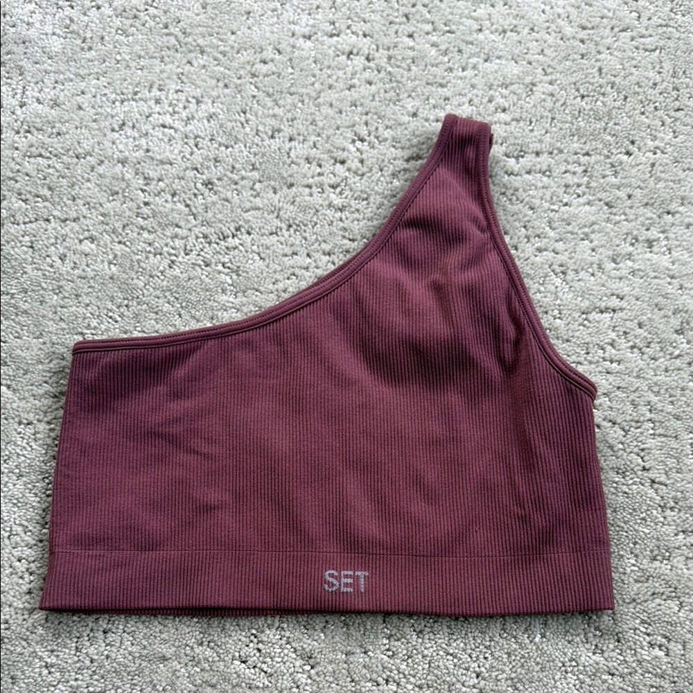 Set active one shoulder bra